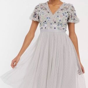 Needle & Thread Embellished Midi Dress size 6